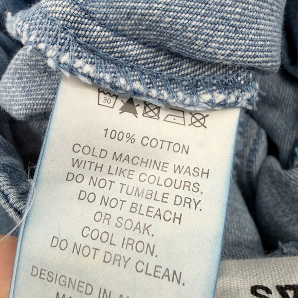 Rolla Slim Sailor Straight Leg Pants in Medium Wash Denim Size 25 - Picture 11 of 13